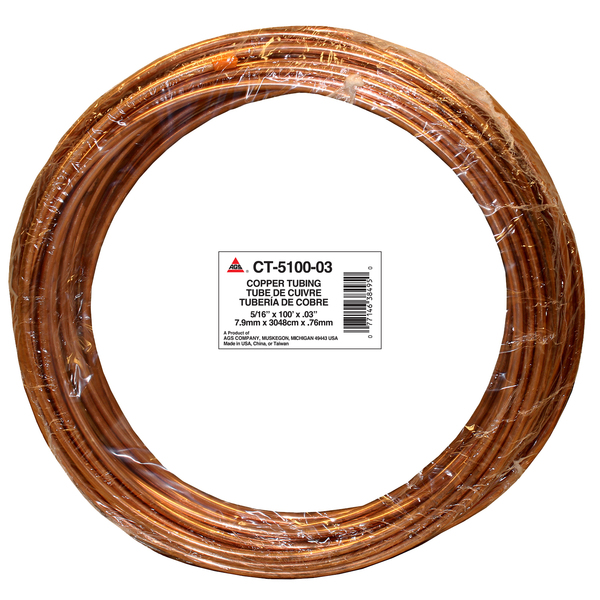 Ags Spool, Copper, 5/16 x 100 x 03 CT-5100-03